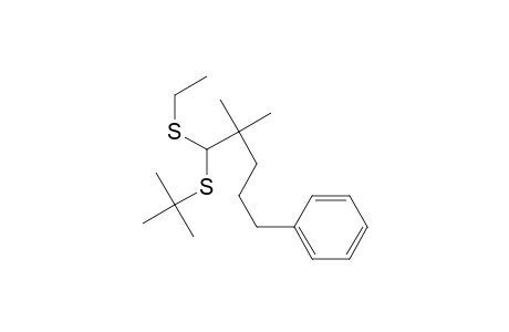 [5-(tert-butylthio)-5-(ethylthio)-4,4-dimethyl-pentyl]benzene