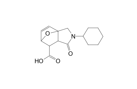 6-acetyl-3-cyclohexyl-10-oxa-3-azatricyclo[5.2.1.0(1,5)]dec-8-en-4-one