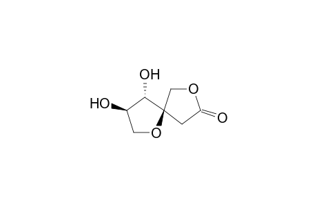 (+)-(3R,4S,5R)-3,4-Dihydroxy-1,7-dioxaspiro[4.4]nonan-8-one