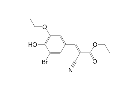ethyl (2E)-3-(3-bromo-5-ethoxy-4-hydroxyphenyl)-2-cyano-2-propenoate