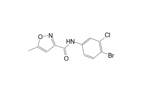 N-(4-bromo-3-chlorophenyl)-5-methyl-3-isoxazolecarboxamide