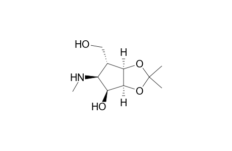 4H-Cyclopenta-1,3-dioxole-4-methanol, tetrahydro-6-hydroxy-2,2-dimethyl-5-(methylamino)-, [3aS-(3a.alpha.,4.beta.,5.beta.,6.alpha.,6a.alpha.)]-