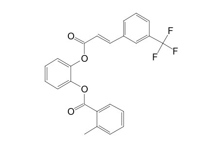 1,2-Benzenediol, o-(2-methylbenzoyl)-o'-(trans-3-trifluoromethylcinnamoyl)-