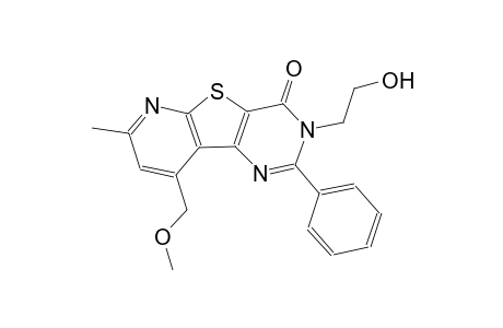 pyrido[3',2':4,5]thieno[3,2-d]pyrimidin-4(3H)-one, 3-(2-hydroxyethyl)-9-(methoxymethyl)-7-methyl-2-phenyl-