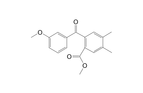 Methyl 2-(3-methoxybenzoyl)-4,5-dimethylbenzoate