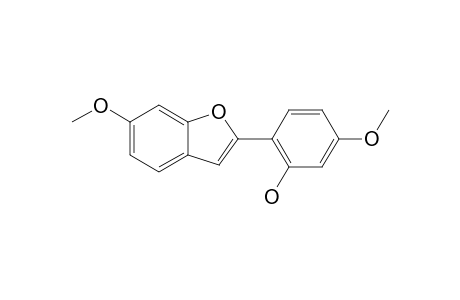 2-(6-METHOXYBENZOFURAN-2-YL)-5-METHOXYPHENOL