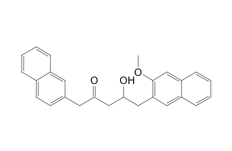 4-Hydroxy-5-(3-methoxy-2-naphthalenyl)-1-(2-naphthalenyl)-2-pentanone
