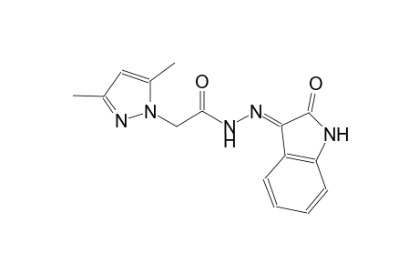 1H-pyrazole-1-acetic acid, 3,5-dimethyl-, 2-[(3E)-1,2-dihydro-2-oxo-3H-indol-3-ylidene]hydrazide