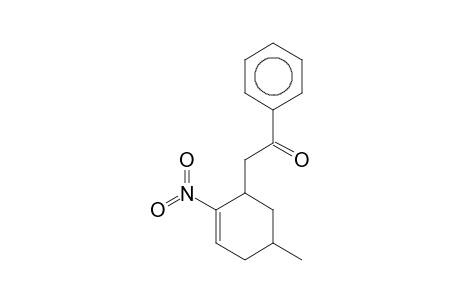 2-(5-Methyl-2-nitro-2-cyclohexen-1-yl)-1-phenylethanone
