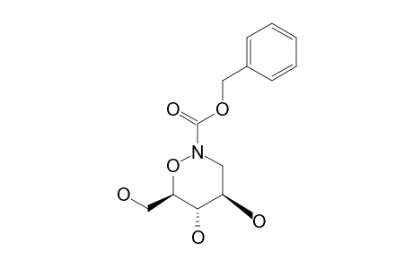 (4R,5S,6R)-N-BENZYLOXYCARBONYL-4,5-DIHYDROXY-6-HYDROXYMETHYL-3,4,5,6-TETRAHYDRO-2H-1,2-OXAZINE