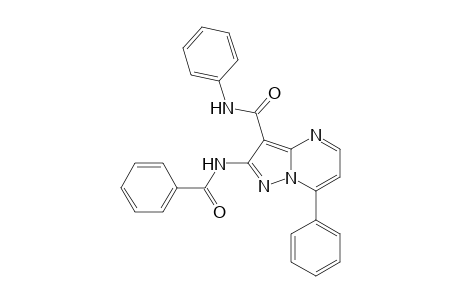 2-(Benzoylamino)-7-phenyl-N-phenylpyrazolo[1,5-a]pyrimidine-3-carboxamide