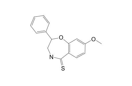 8-methoxy-2-phenyl-3,4-dihydro-2H-1,4-benzoxazepine-5-thione