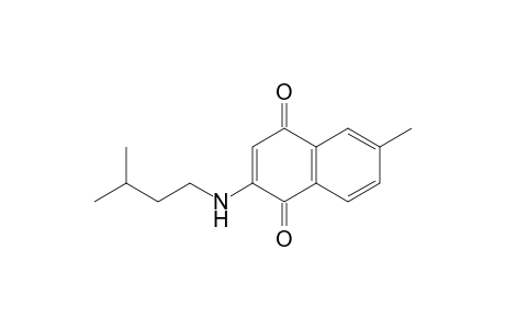 2-(isopentylamino)-6-methylnaphthalene-1,4-dione