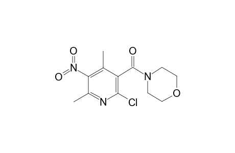 Morpholine, 4-[(2-chloro-4,6-dimethyl-5-nitro-3-pyridinyl)carbonyl]-