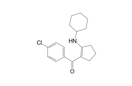 1-(4-Chlorobenzoyl)-2-cyclohexylaminocyclopentene