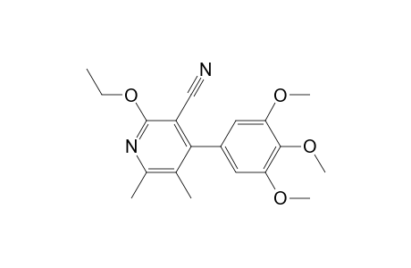 2-Ethoxy-5,6-dimethyl-4-(3,4,5-trimethoxyphenyl)-3-pyridinecarbonitrile