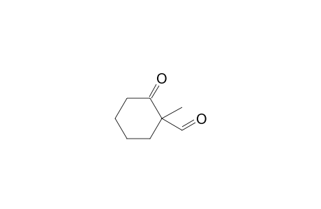 1-Methyl-2-oxidanylidene-cyclohexane-1-carbaldehyde