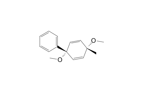 trans-3-Methyl-3,6-dimethoxy-6-phenylcyclohexa-1,4-diene