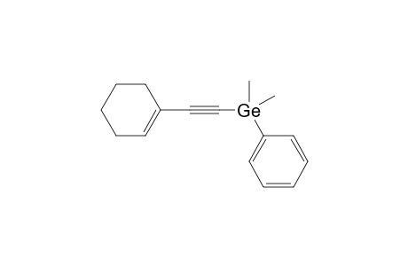 (Cyclohexen-1-ylethynyl)dimethyl(phenyl)germane