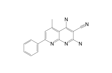 2,4-DIAMINO-3-CYANO-5-METHYL-7-PHENYL-1,8-NAPHTHYRIDINE