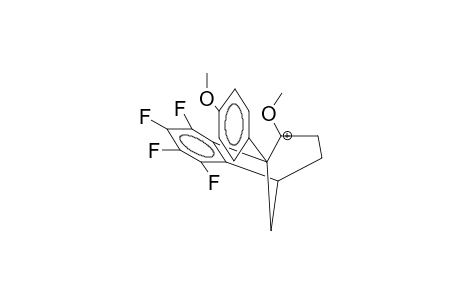 1-(4-METHOXYPHENYL)-2-METHOXY-6,7-TETRAFLUOROBENZOBICYCLO[3.2.1]OCT-6-EN-2-YL CATION
