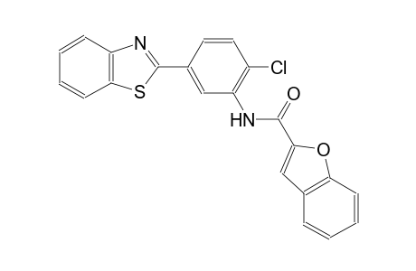 2-benzofurancarboxamide, N-[5-(2-benzothiazolyl)-2-chlorophenyl]-