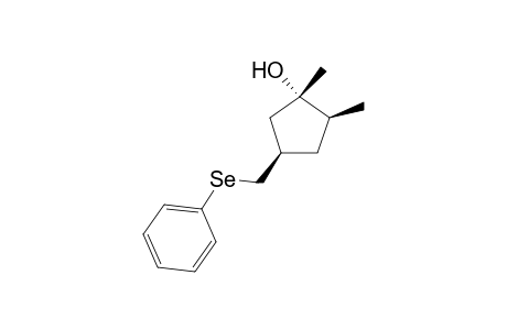 1,4-Dimethyl-2-[(phenylseleno)methyl]cyclopentanol