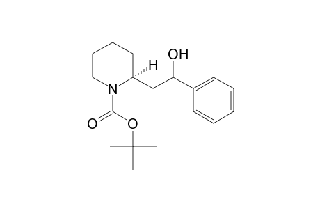 (1RS, 2SR)-N-(t-Butoxycarbonyl)-2-(.beta.-hydroxy-.beta.-phenylethyl)piperidine