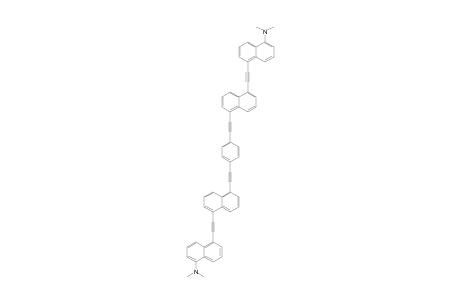 1,4-Di({5-[(5-{N,N-dimethylamino}-1-naphthyl)ethynyl]-1-naphthyl}ethynyl)benzene