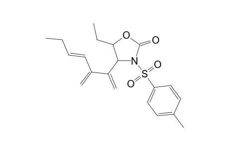 trans-N-p-Toluenesulfonyl-5-ethyl-4-[1-cis-1,3-hexadien-2-yl)vinyl]-2-oxazolidinone