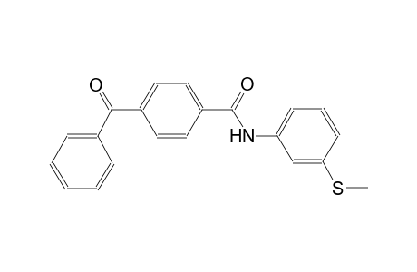 4-benzoyl-N-[3-(methylsulfanyl)phenyl]benzamide