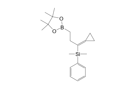 B-[3-CYCLOPROPYLIDENE-3-(DIMETHYLPHENYLSILYL)-PROPYL]-PINACOLBORANE