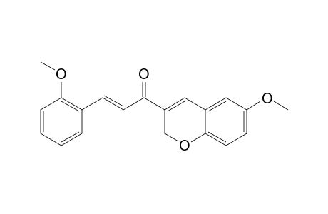 (E)-1-(6-METHOXY-2H-CHROMEN-3-YL)-3-(2-METHOXYPHENYL)-PROP-2-EN-1-ONE