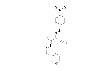 2-CYANO-2-[2-(4-NITROPHENYL)-HYDRAZINYLIDENE]-N'-[1-(PYRIDINE-3-YL)-ETHYLIDENE]-ACETOHYDRAZIDE