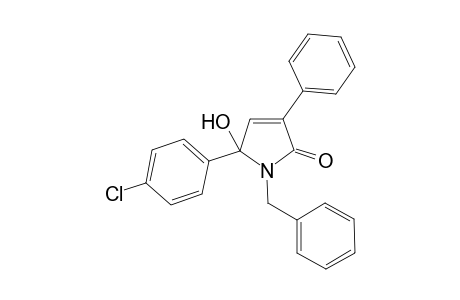 1-Benzyl-5-(4-chlorophenyl)-5-hydroxy-3-phenyl-1H-pyrrol-2(5H)-one