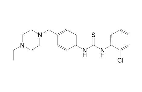 thiourea, N-(2-chlorophenyl)-N'-[4-[(4-ethyl-1-piperazinyl)methyl]phenyl]-