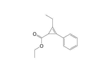 Ethyl 2-ethyl-3-phenylcycloprop-2-ene-1-carboxylate