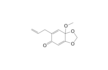 2-Allyl-4-methoxy-4,5-methylenedioxycyclohexa-2,5-dienone