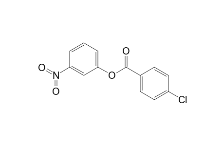 (3-nitrophenyl) 4-chloranylbenzoate