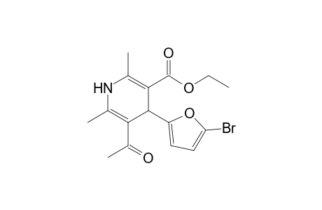 4-(5'-Bromo-2'-furyl)-3-acetyl-5-(ethoxycarbonyl)-2,6-dimethyl-1,4-dihydropyridine