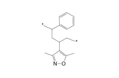 Poly(styrene-co-3,5-dimethyl-4-vinylisoxazole)