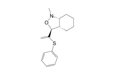 (3S,3aS,7aR)-1-Methyl-3-(1-phenylsulfanyl-vinyl)-octahydro-benzo[c]isoxazole