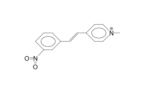 N-Methyl-4-(3-nitro-styryl)-pyridinium cation