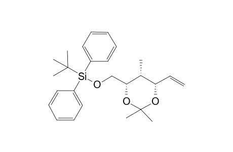 tert-Butyl-[[(4S,5R,6S)-6-ethenyl-2,2,5-trimethyl-1,3-dioxan-4-yl]methoxy]-diphenyl-silane
