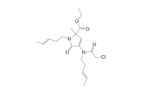 ETHYL-4-[N-(CHLOROETHANOYL)-N-(PENT-3-ENYL)-AMINO]-2-METHYL-N-(PENT-3-ENYL)-5-OXO-3,4-DIDEHYDROPYRROLIDINE-2-CARBOXYLATE