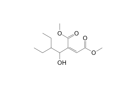 (Z)-2-(2-ethyl-1-hydroxy-butyl)but-2-enedioic acid dimethyl ester