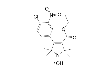 4-(4-Chloro-3-nitrophenyl)-3-ethoxycarbonyl-2,2,5,5-tetramethyl-2,5-dihydro-1H-pyrrolidin-1-yloxyl radical