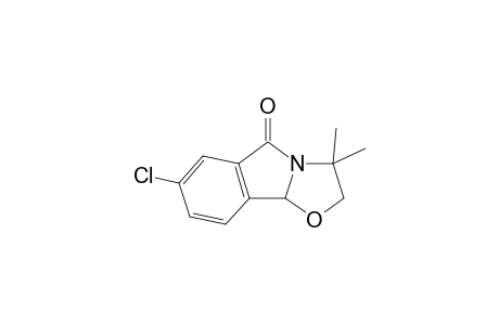 7-chloranyl-3,3-dimethyl-2,9b-dihydro-[1,3]oxazolo[2,3-a]isoindol-5-one