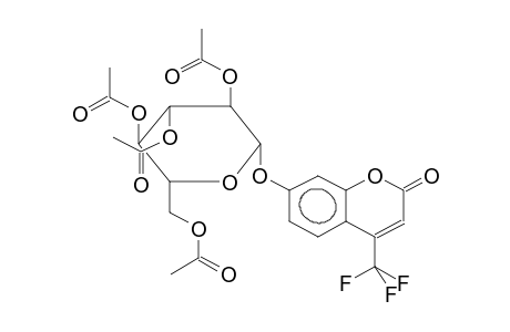 4-TRIFLUOROMETHYLUMBELLIFERYL 2,3,4,6-TETRA-O-ACETYL-BETA-D-GLUCOPYRANOSIDE