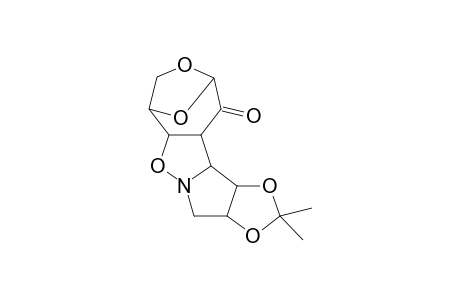 3-Aza-2,6,8,14-tetraoxa-7,7-dimethyl-13,16-oxy-tetracyclo[9.5.0.0(3,10).0(5,9)]hexadeca-12-one